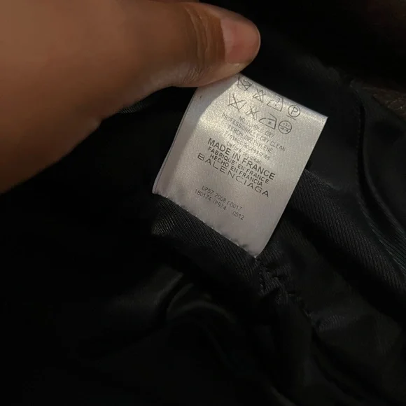 Balenciaga Dark Brown Leather Jacket - Picture 7 of 7